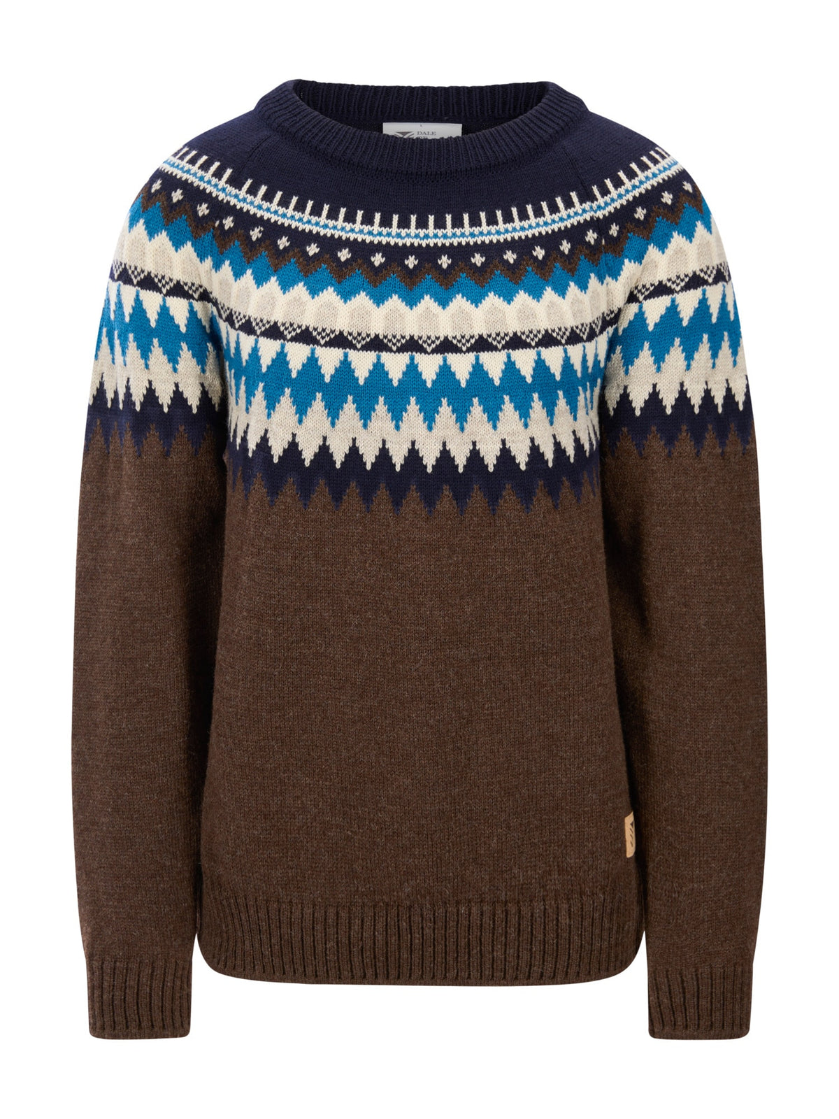 Dale Of Norway LOSNA Wollpullover Herren – Coffee - Navy