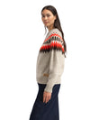 Dale Of Norway LOSNA Wollpullover Damen – Birch Melange - Coffee