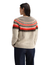 Dale Of Norway LOSNA Wollpullover Damen – Birch Melange - Coffee