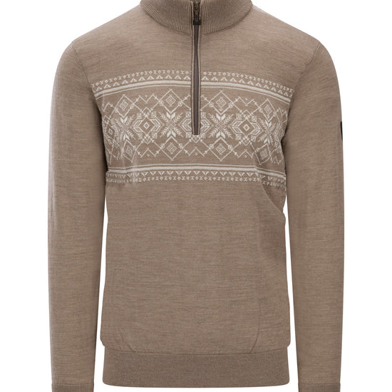 Dale Of Norway LIASET Merino-Pullover Herren – Mountainstone - Offwhite