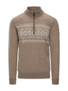 Dale Of Norway LIASET Merino-Pullover Herren – Mountainstone - Offwhite