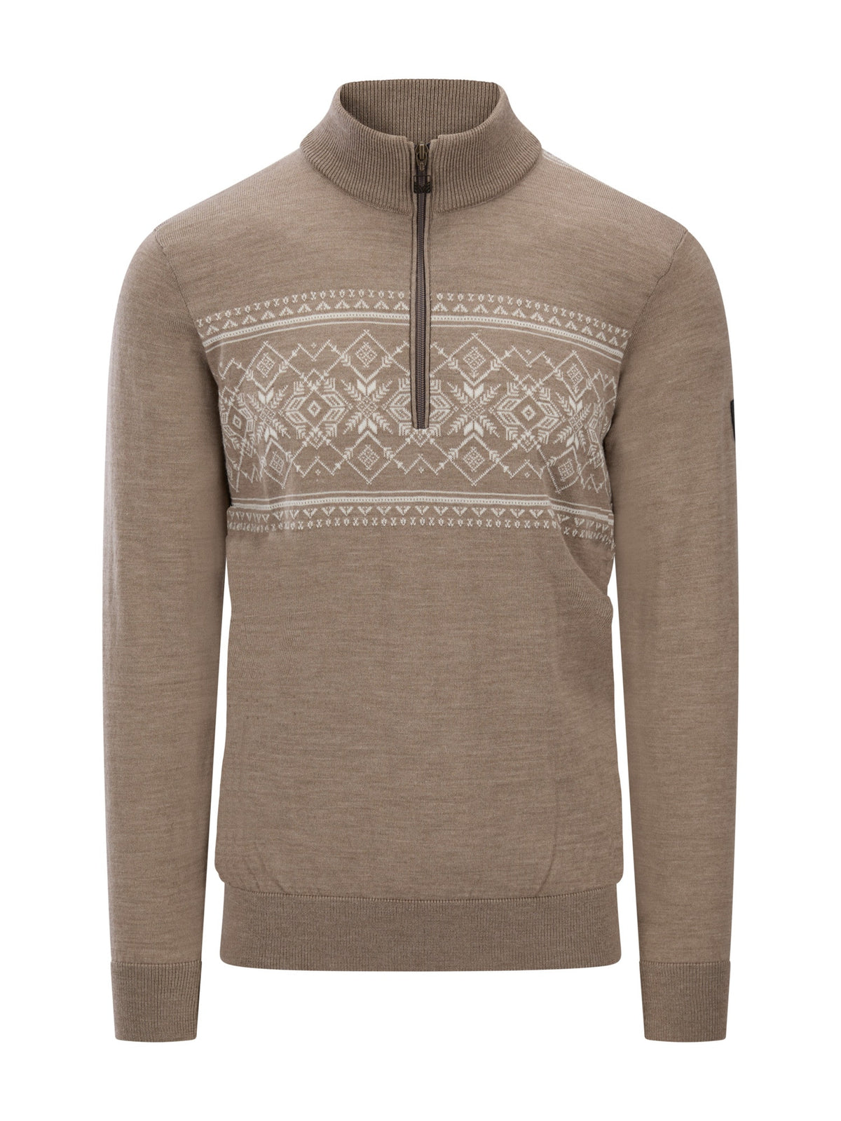 Dale Of Norway LIASET Merino-Pullover Herren – Mountainstone - Offwhite
