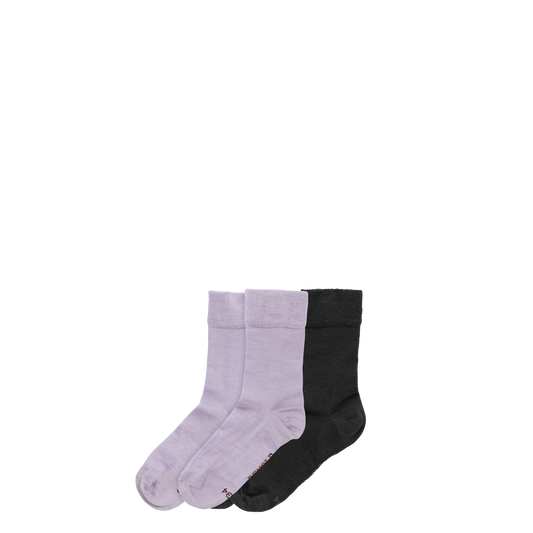 Devold DAILY LIGHT Kinder Wollsocken 2er-Pack ORCHID MIX Packshot