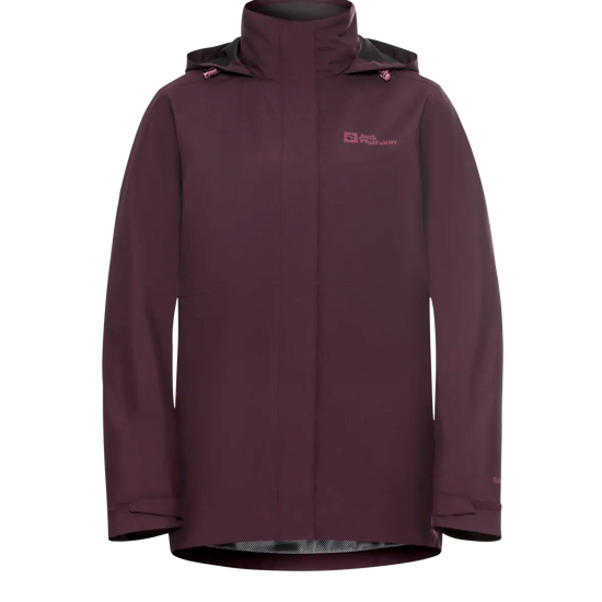 Jack Wolfskin ROTWAND 3IN1 JACKET W amaranth 2XL - PeakStyle