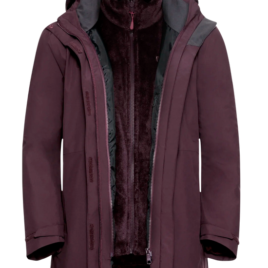 Jack Wolfskin ROTWAND 3IN1 JACKET W amaranth 2XL - PeakStyle