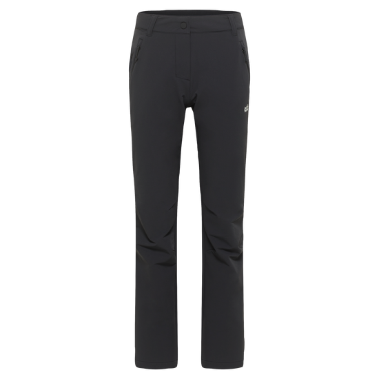 Jack Wolfskin ACTIVATE THERMIC Damen black – Vorderansicht
