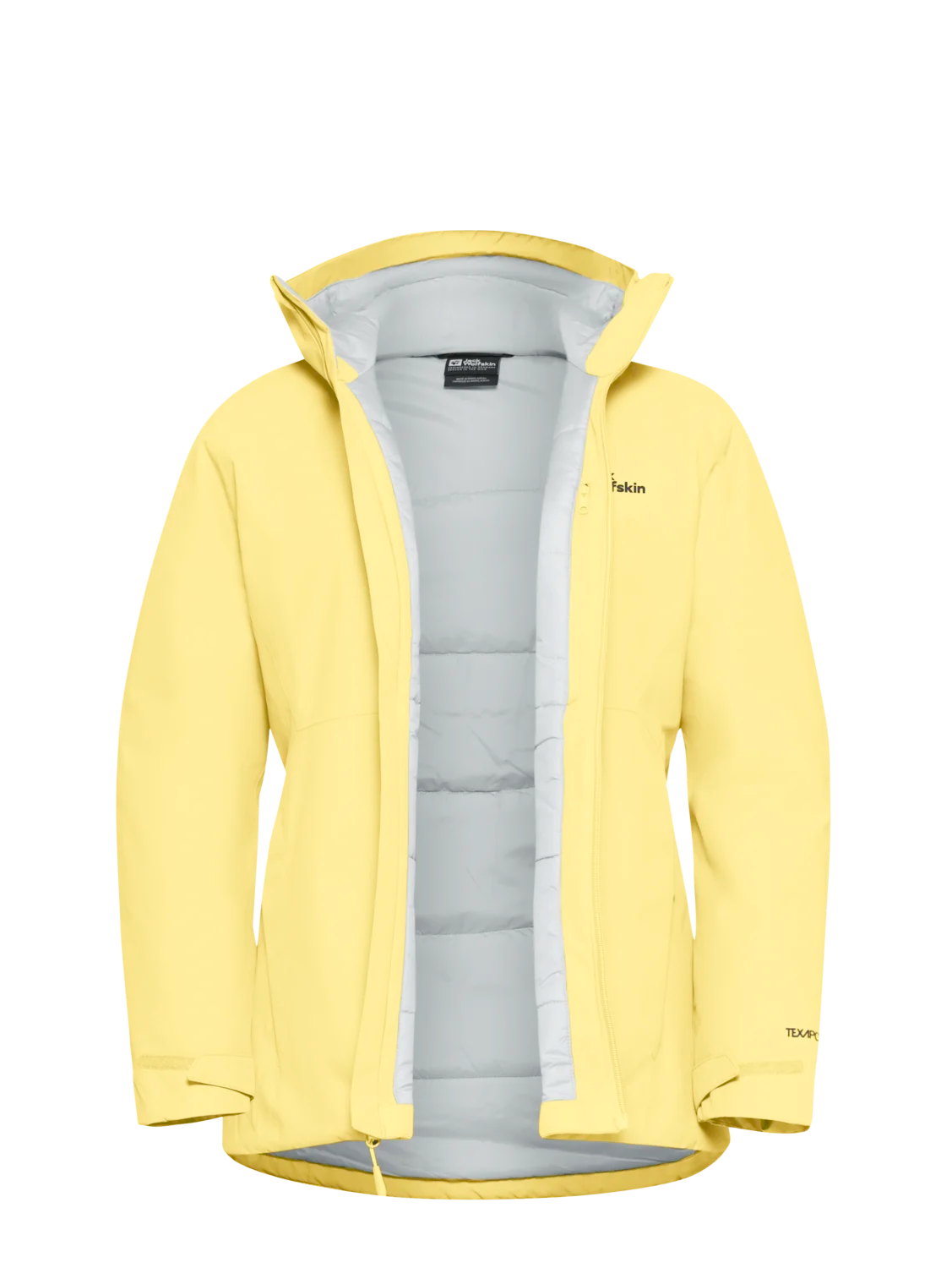 Jack Wolfskin WISPER INS JACKET W lemon ice 2XL - PeakStyle
