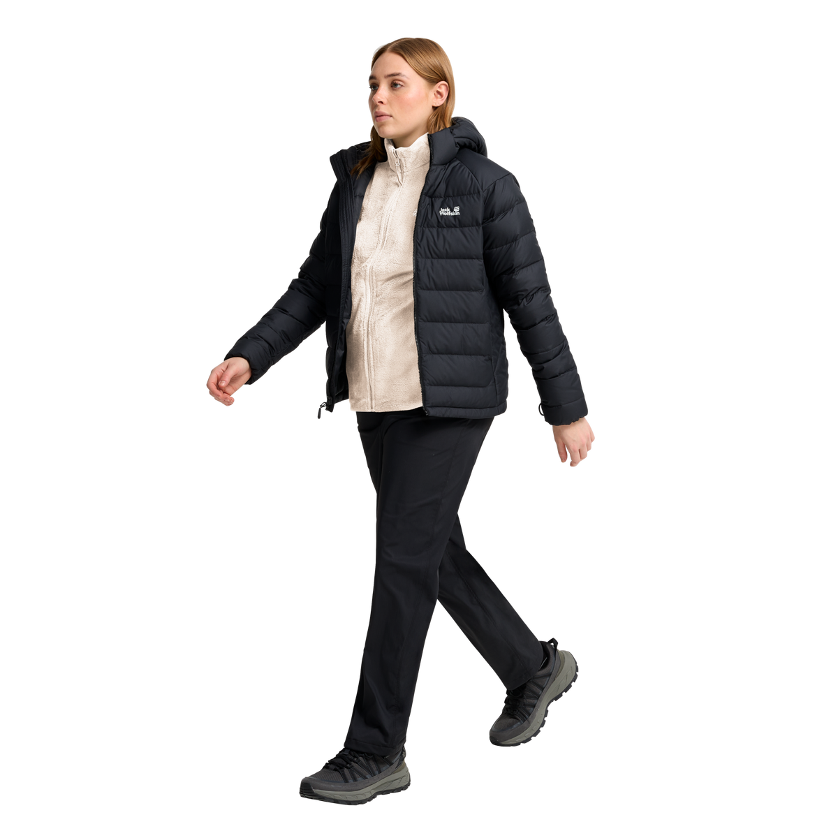Jack Wolfskin ROTWAND FZ W Oyster 3-ma110