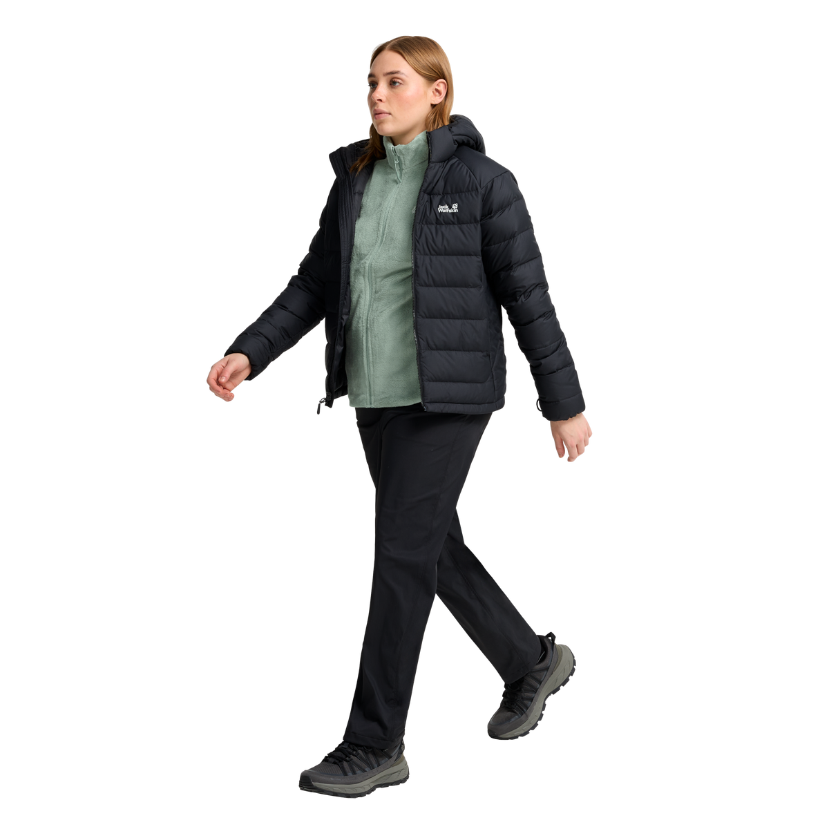 Jack Wolfskin ROTWAND FZ W Green Zinnia 3-ma110
