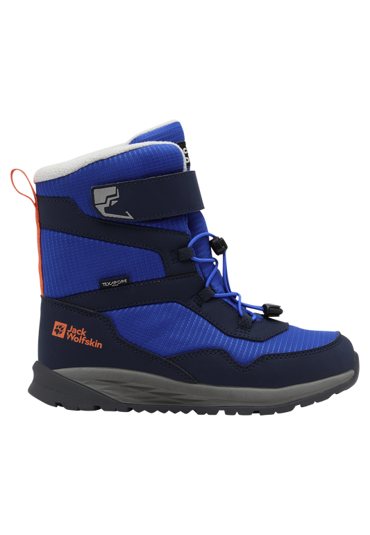 Jack Wolfskin POLAR BEAR-B TEXAPORE HIGH VC K Kinder Winterstiefel – Crisp Cobalt – Packshot 1