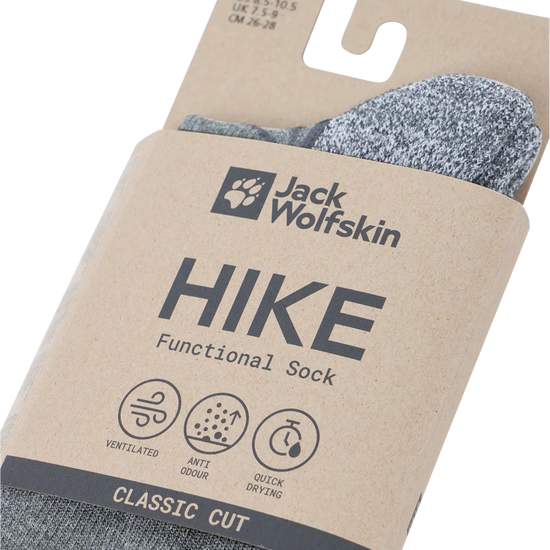 Jack Wolfskin VOJO LIGHT SOCK CL C dark grey 47-49 - PeakStyle