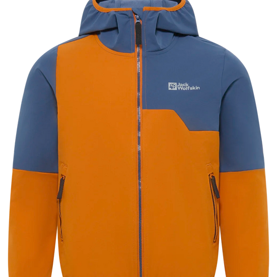 Jack Wolfskin TURBULENCE HOODED JACKET K soft amber 176 - PeakStyle