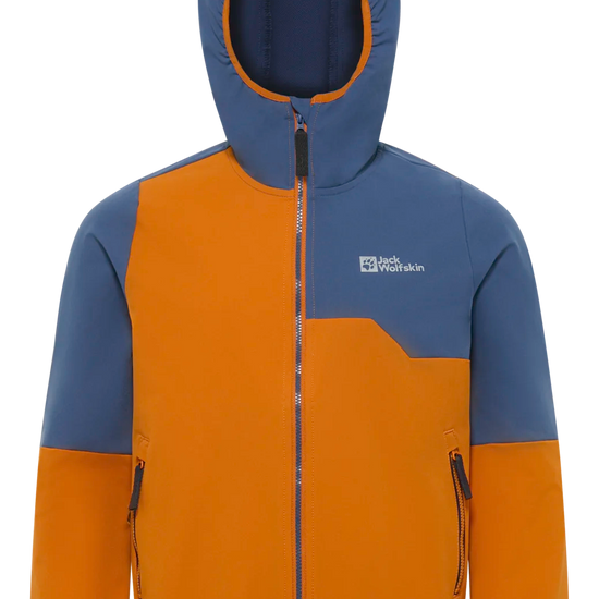 Jack Wolfskin TURBULENCE HOODED JACKET K soft amber 176 - PeakStyle