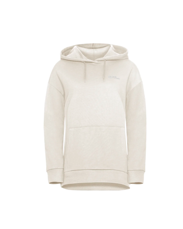 Jack Wolfskin W ESSENTIAL HOODIE W cotton white 2XL - PeakStyle