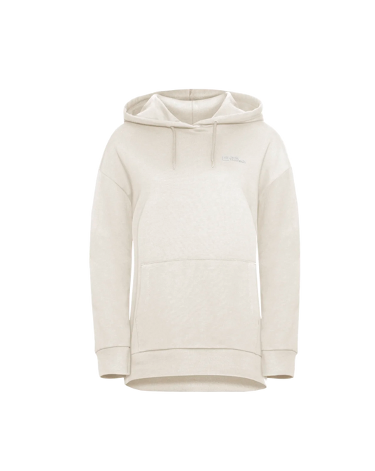 Jack Wolfskin W ESSENTIAL HOODIE W cotton white 2XL - PeakStyle