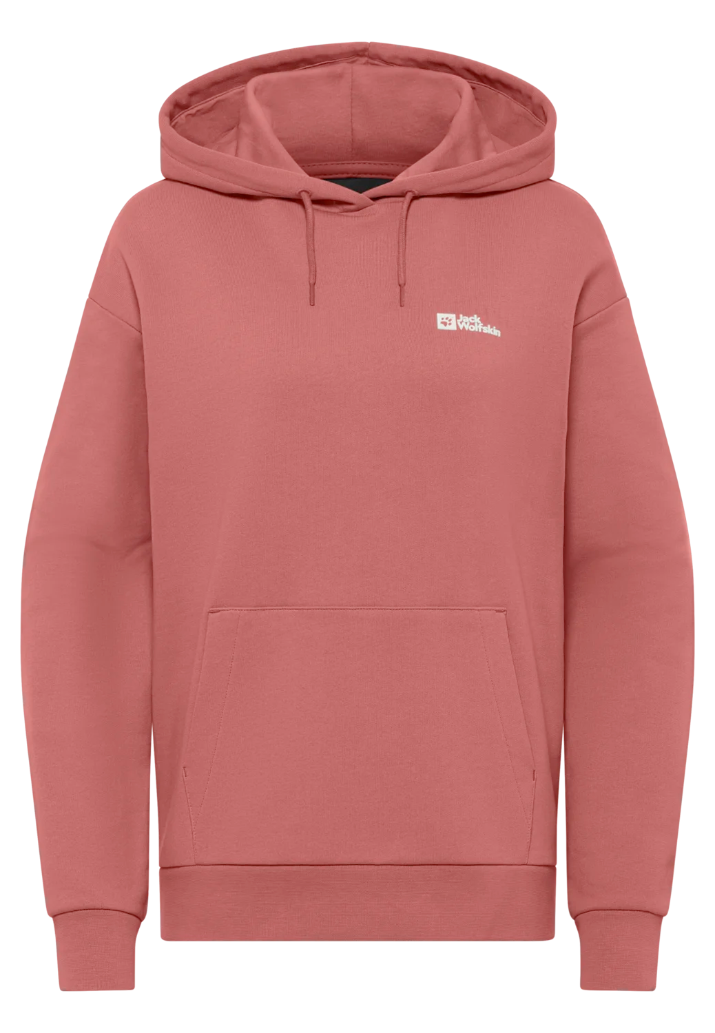 Jack Wolfskin W ESSENTIAL HOODIE W mineral red 2XL - PeakStyle