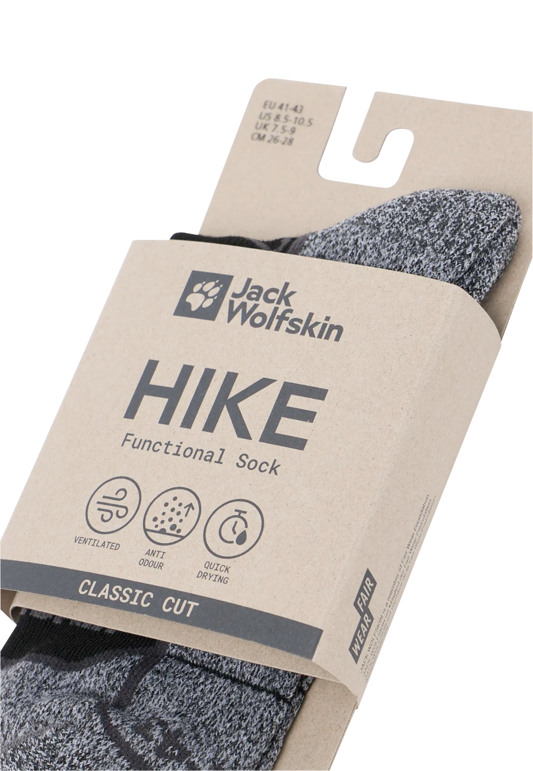 Jack Wolfskin VOJO LIGHT SOCK LOW C black 47-49 - PeakStyle