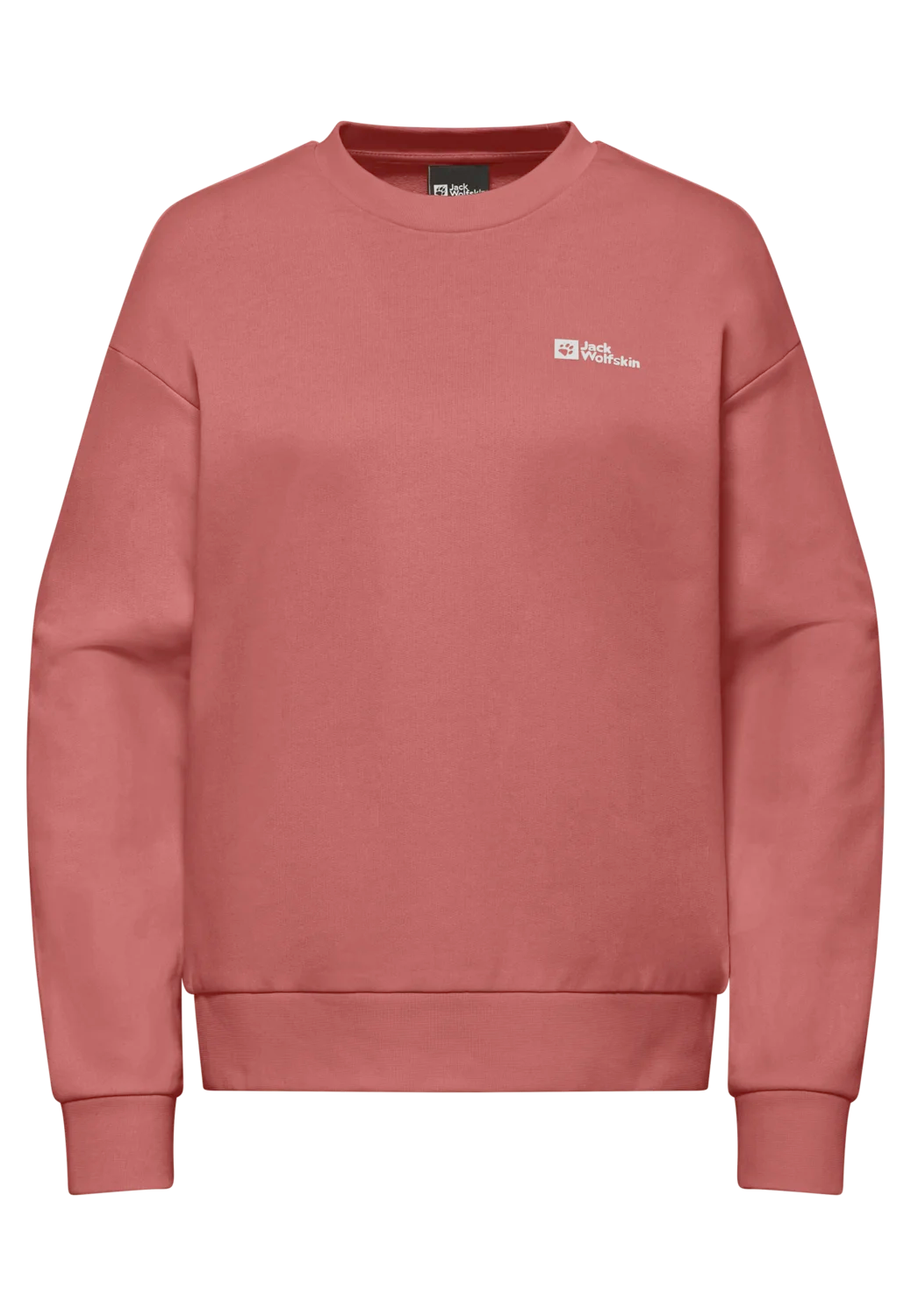 Jack Wolfskin W ESSENTIAL CREWNECK W mineral red 2XL - PeakStyle