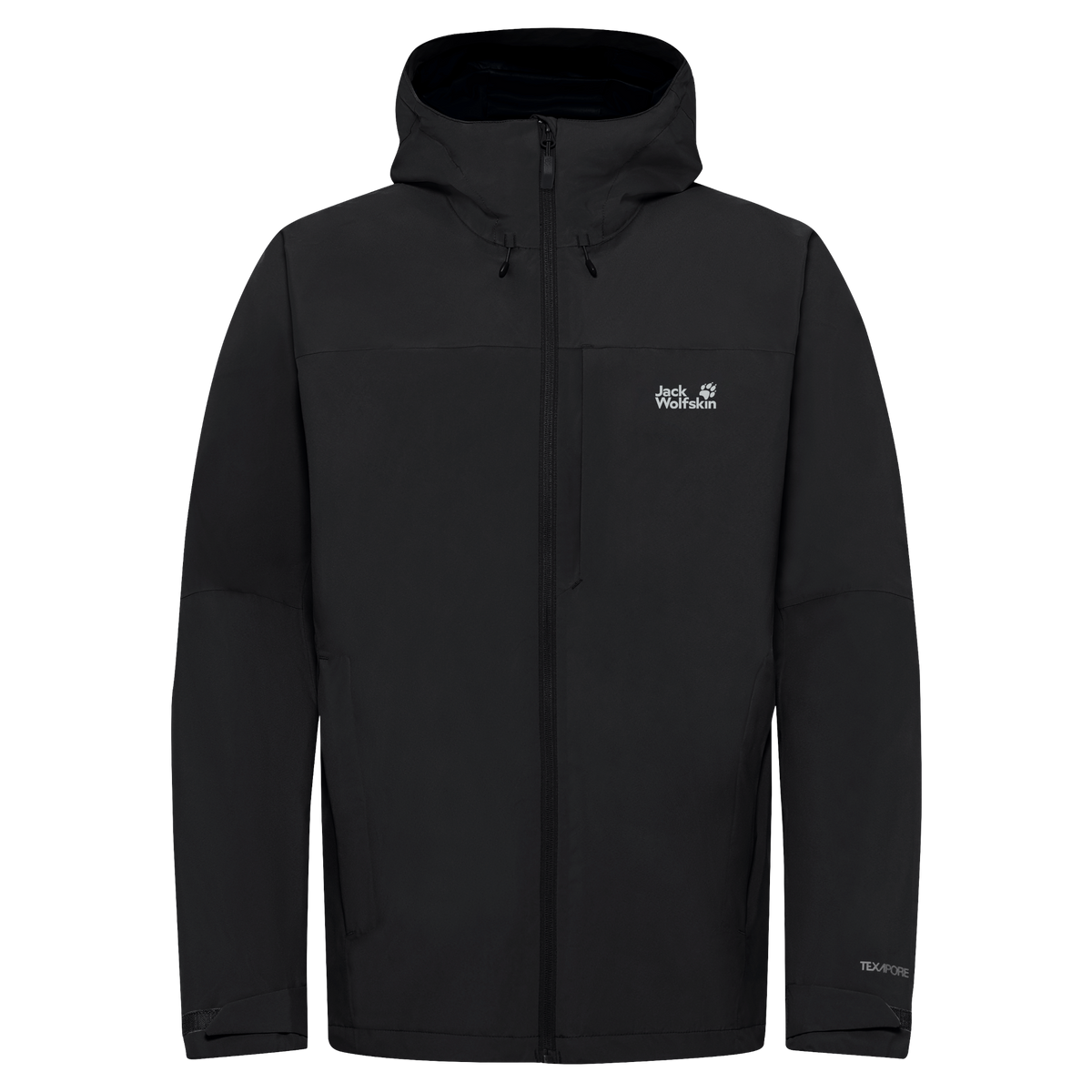 Jack Wolfskin TEMPEST 2L Jacke Herren – Black – 9-a100