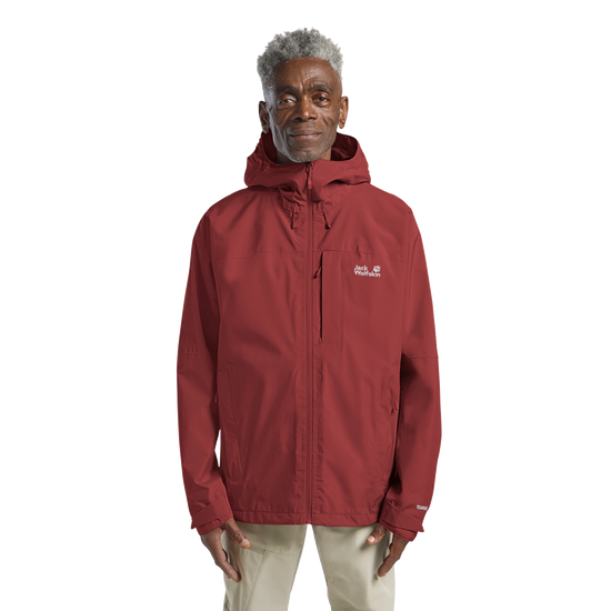 Jack Wolfskin TEMPEST 2L Jacke Herren – Merlot – 1-ma100