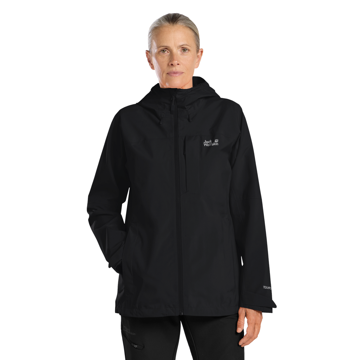 Jack Wolfskin TEMPEST 2L Jacke Damen – Black – 1-ma100