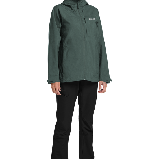 Jack Wolfskin TEMPEST 2L Jacke Damen – Sago Palm – 3-ma110