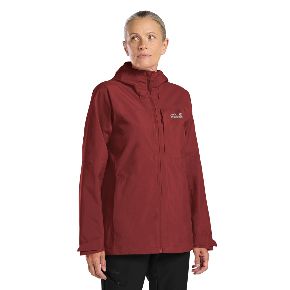 Jack Wolfskin TEMPEST 2L Jacke Damen – Merlot – 1-ma100