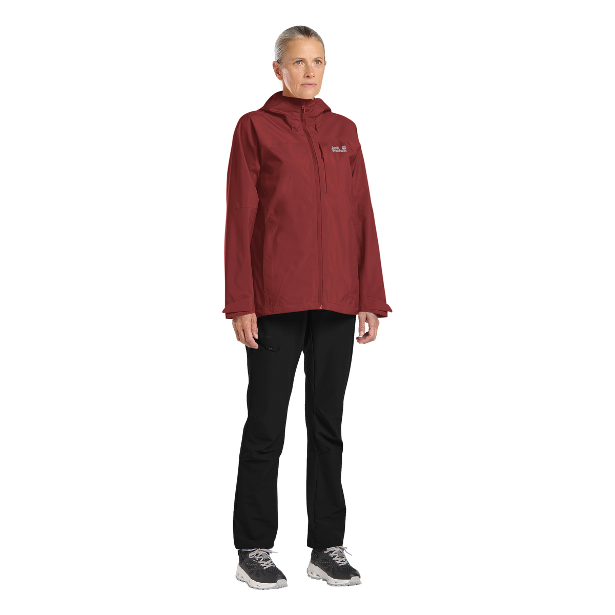 Jack Wolfskin TEMPEST 2L Jacke Damen – Merlot – 3-ma110