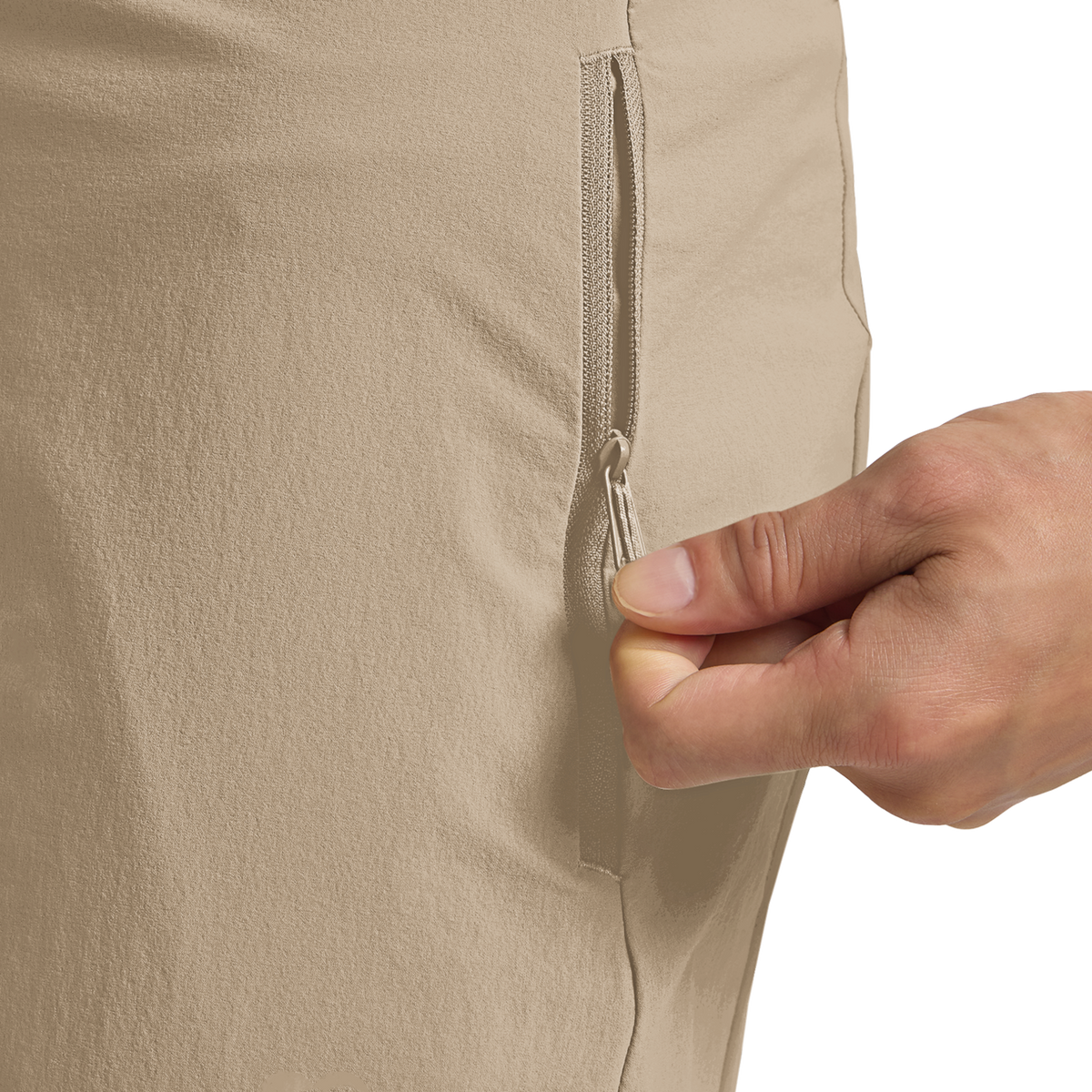 Jack Wolfskin HIKEOUT PANTS M Wanderhose Herren – Hazel Wood – Detail 2