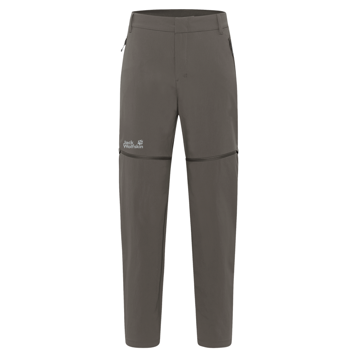 Jack Wolfskin HIKEOUT ZIP AWAY PANTS M Flint – Packshot