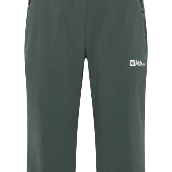 Jack Wolfskin W HIKEOUT 3/4 PANTS W slate green 46 R - PeakStyle