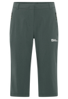 Jack Wolfskin W HIKEOUT 3/4 PANTS W slate green 46 R - PeakStyle