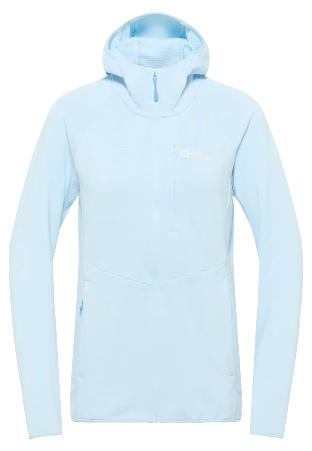 Jack Wolfskin W KOLBENBERG HOODED FZ W Ice Blue 2XL - PeakStyle