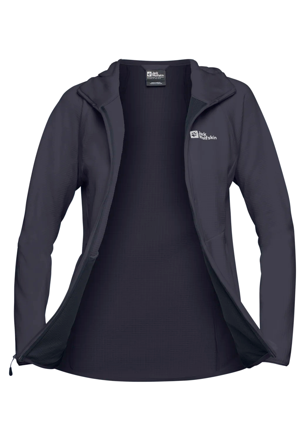 Jack Wolfskin W KOLBENBERG HOODED FZ W Graphite 2XL - PeakStyle