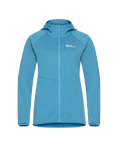 Jack Wolfskin W KOLBENBERG HOODED FZ W Sky Blue 2XL - PeakStyle