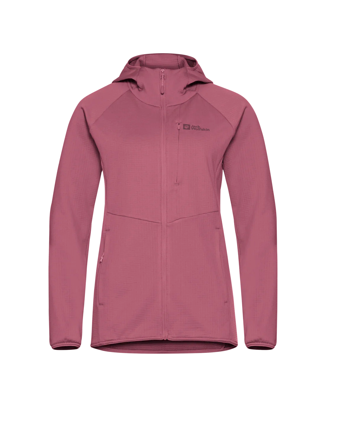 Jack Wolfskin W KOLBENBERG HOODED FZ W raisin 2XL - PeakStyle