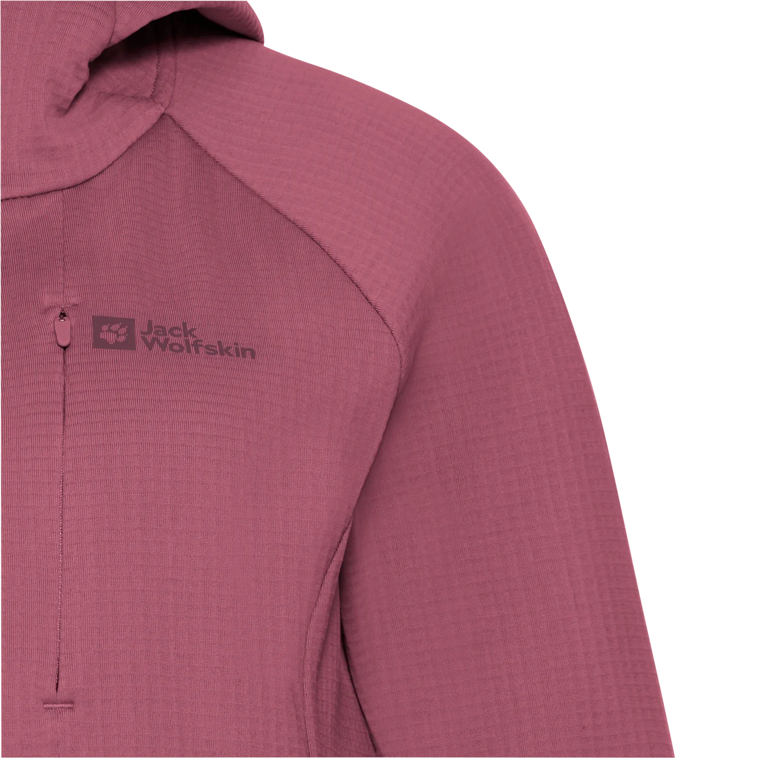 Jack Wolfskin W KOLBENBERG HOODED FZ W raisin 2XL - PeakStyle