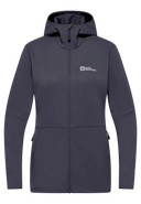 Jack Wolfskin W FELDBERG HOODY W Graphite 2XL - PeakStyle