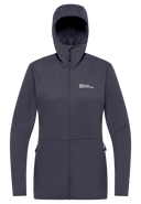 Jack Wolfskin W FELDBERG HOODY W Graphite 2XL - PeakStyle