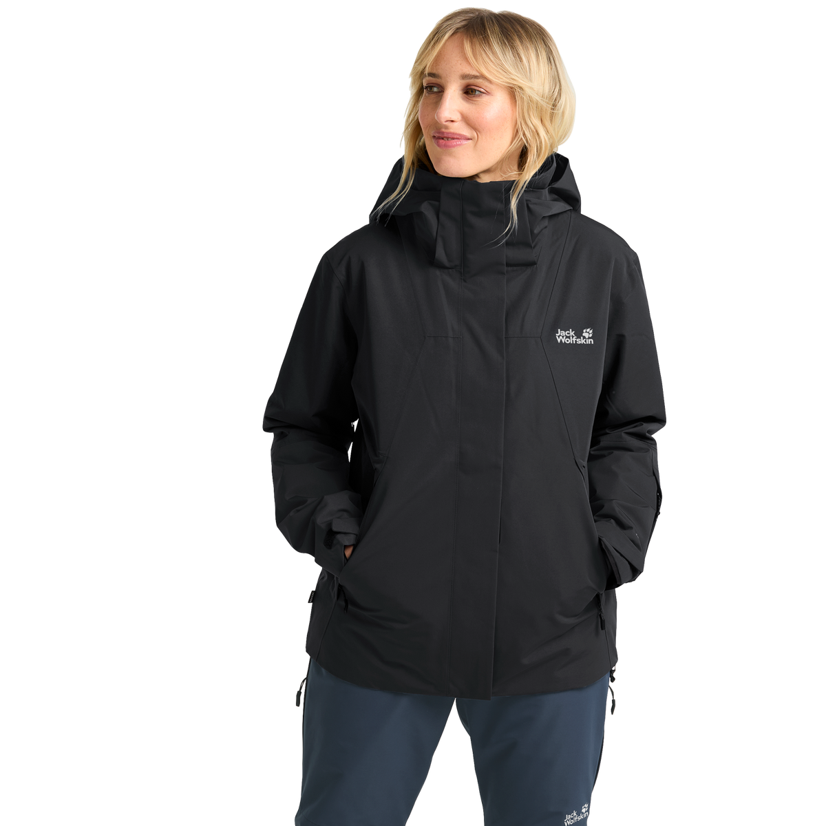 Jack Wolfskin FLOWLINE 2L Skijacke Damen Black