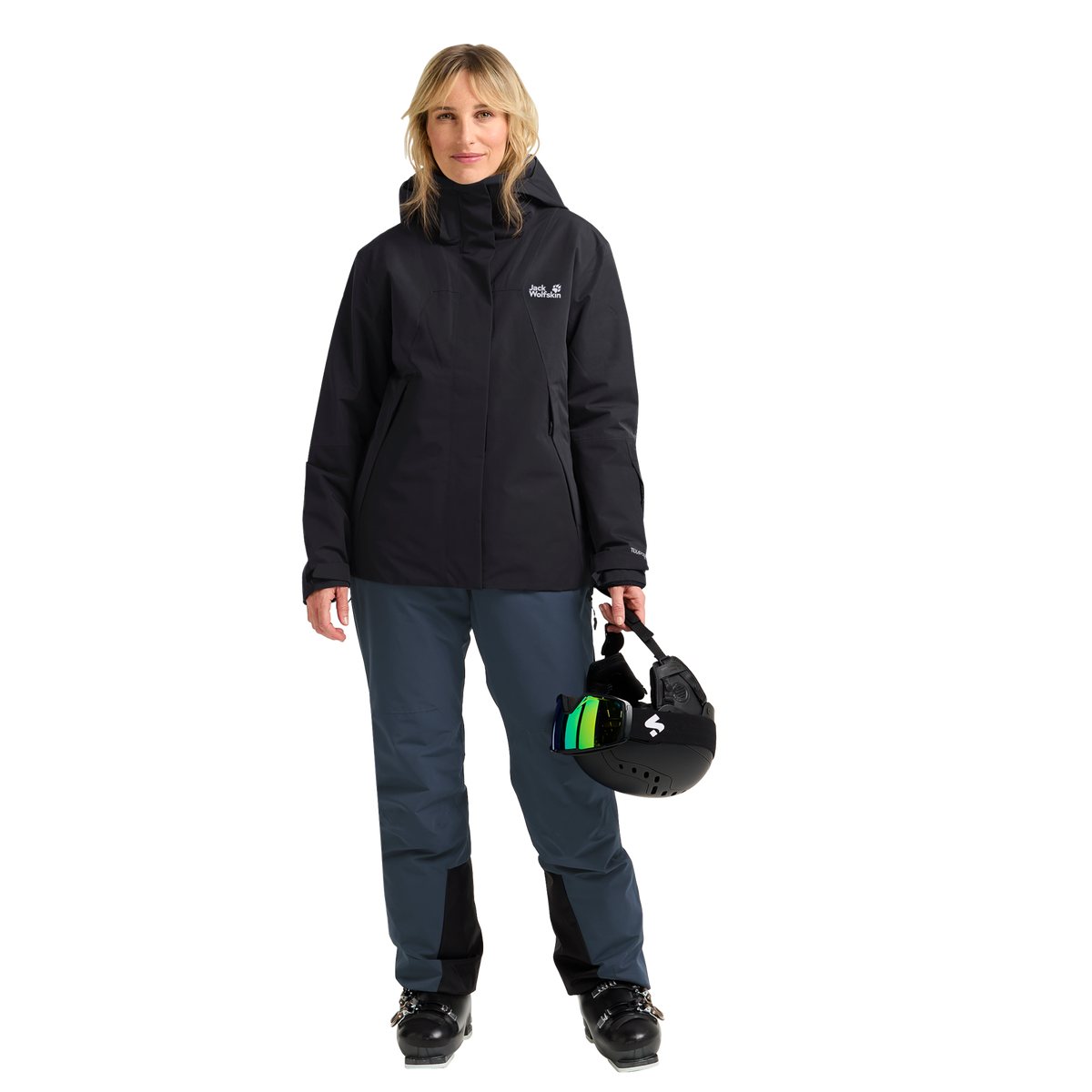 Jack Wolfskin FLOWLINE 2L Skijacke Damen Black