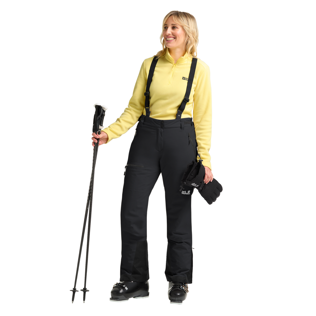Jack Wolfskin FLOWLINE PRO 2L Skihose Damen Black – Studio 3