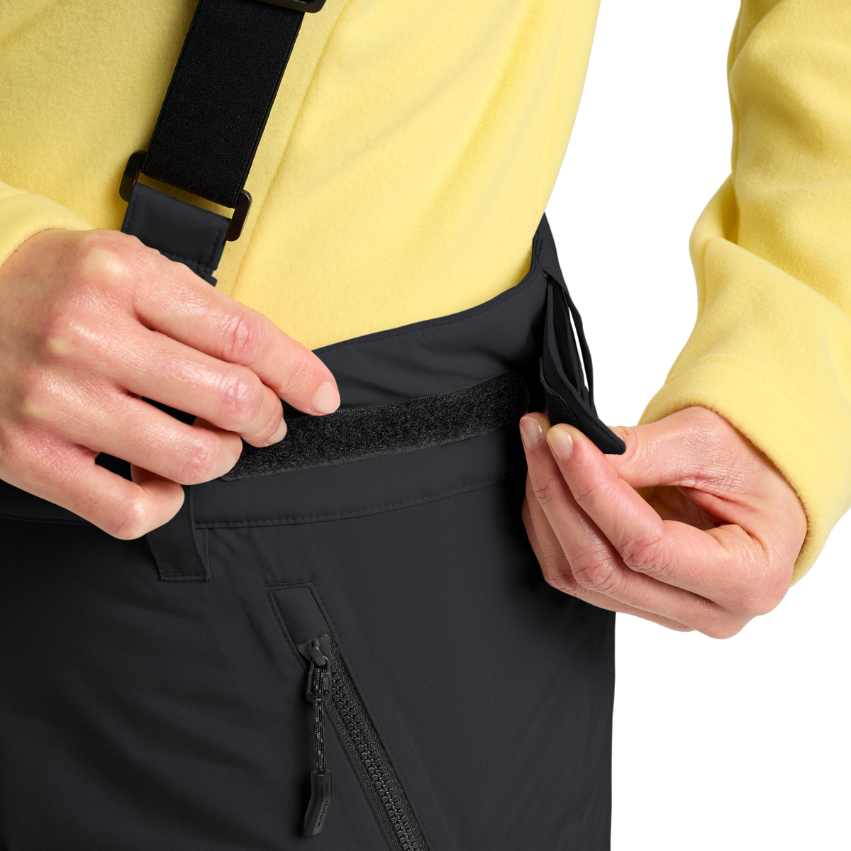 Jack Wolfskin FLOWLINE PRO 2L Skihose Damen Black – Detail 2