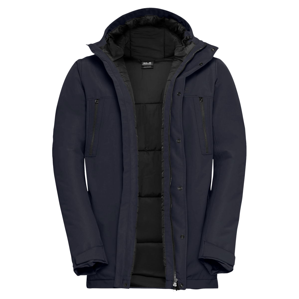 Jack Wolfskin GLACIER SHIELD Winterjacke Herren Dark Navy – Rückansicht