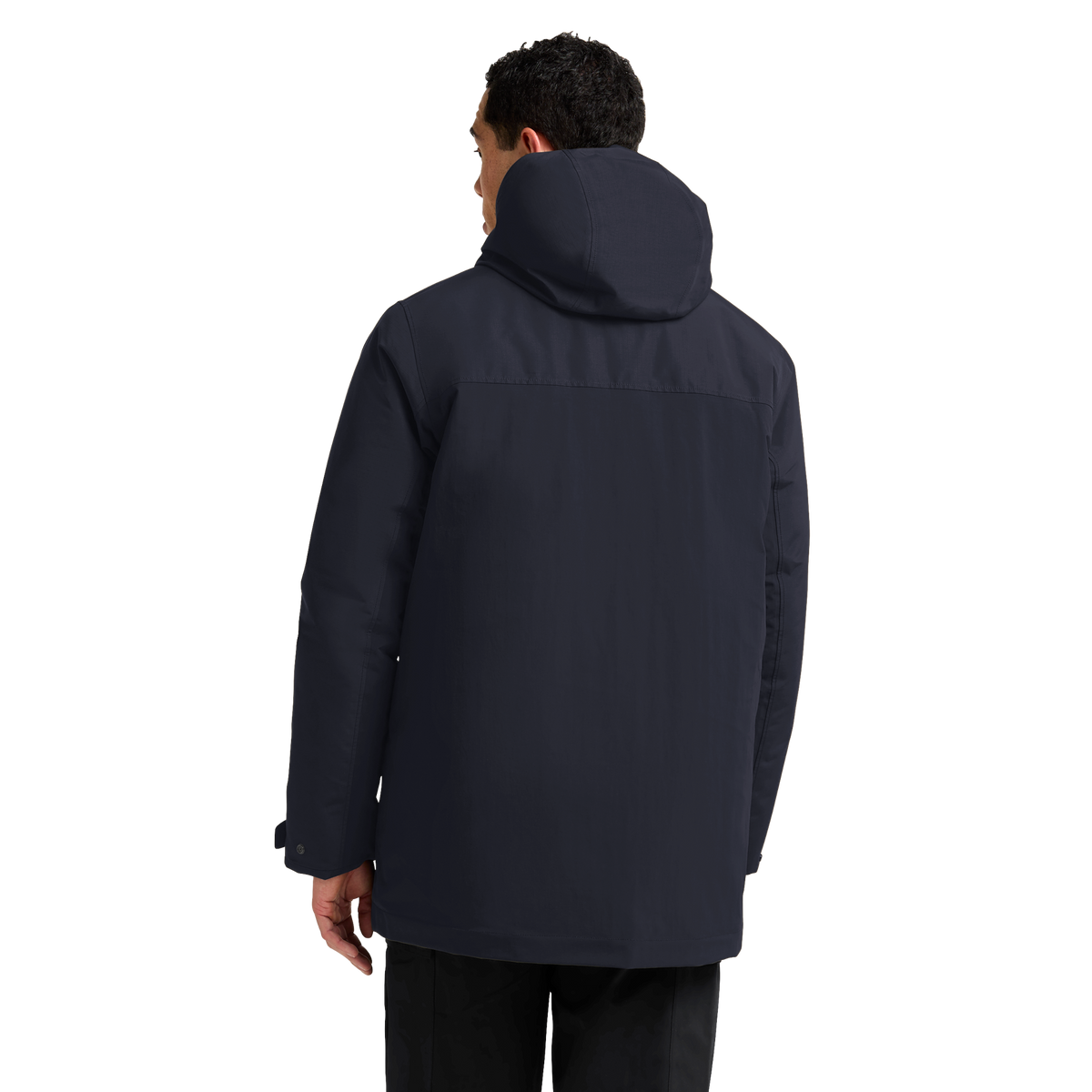 Jack Wolfskin GLACIER SHIELD Winterjacke Herren Dark Navy – Model Rückansicht