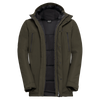 Jack Wolfskin GLACIER SHIELD Winterjacke Herren Obsidian Moss – Rückansicht