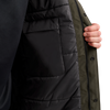 Jack Wolfskin GLACIER SHIELD Winterjacke Herren Obsidian Moss – Kapuzendetail