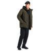 Jack Wolfskin GLACIER SHIELD Winterjacke Herren Obsidian Moss – Model Seitenansicht