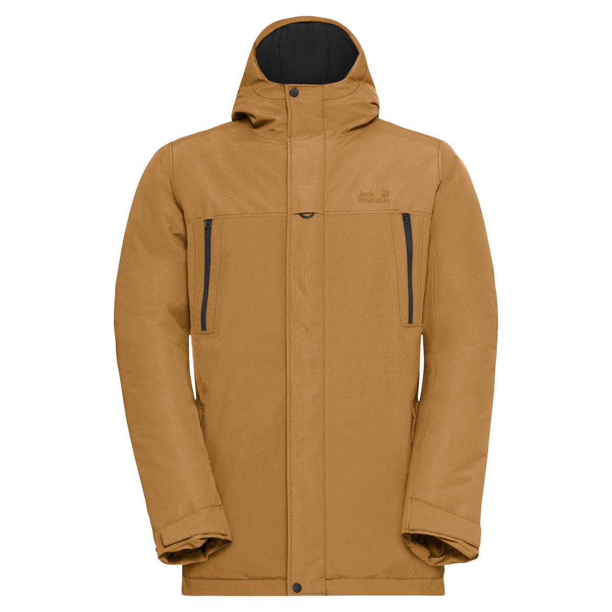Jack Wolfskin GLACIER SHIELD Winterjacke Herren Peanut – Vorderansicht