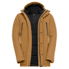 Jack Wolfskin GLACIER SHIELD Winterjacke Herren Peanut – Rückansicht